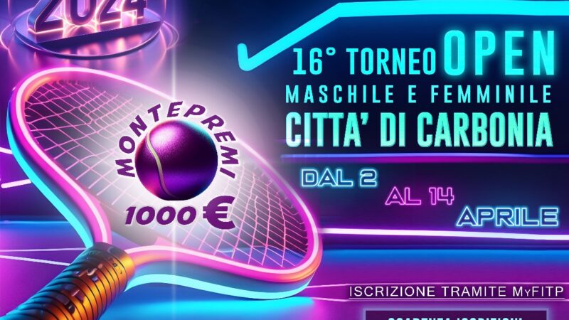 XVI Torneo Open Città di Carbonia
